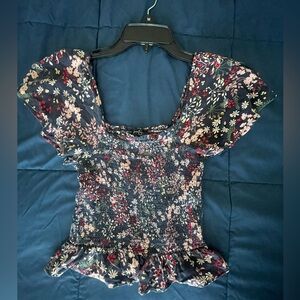 Floral JS Women's Crop Top
